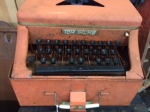Vintage typewriter from the Shabby Shack Mall in Brevard, North Carolina, a short drive from Asheville and a stop off the Blue Ridge Parkway.